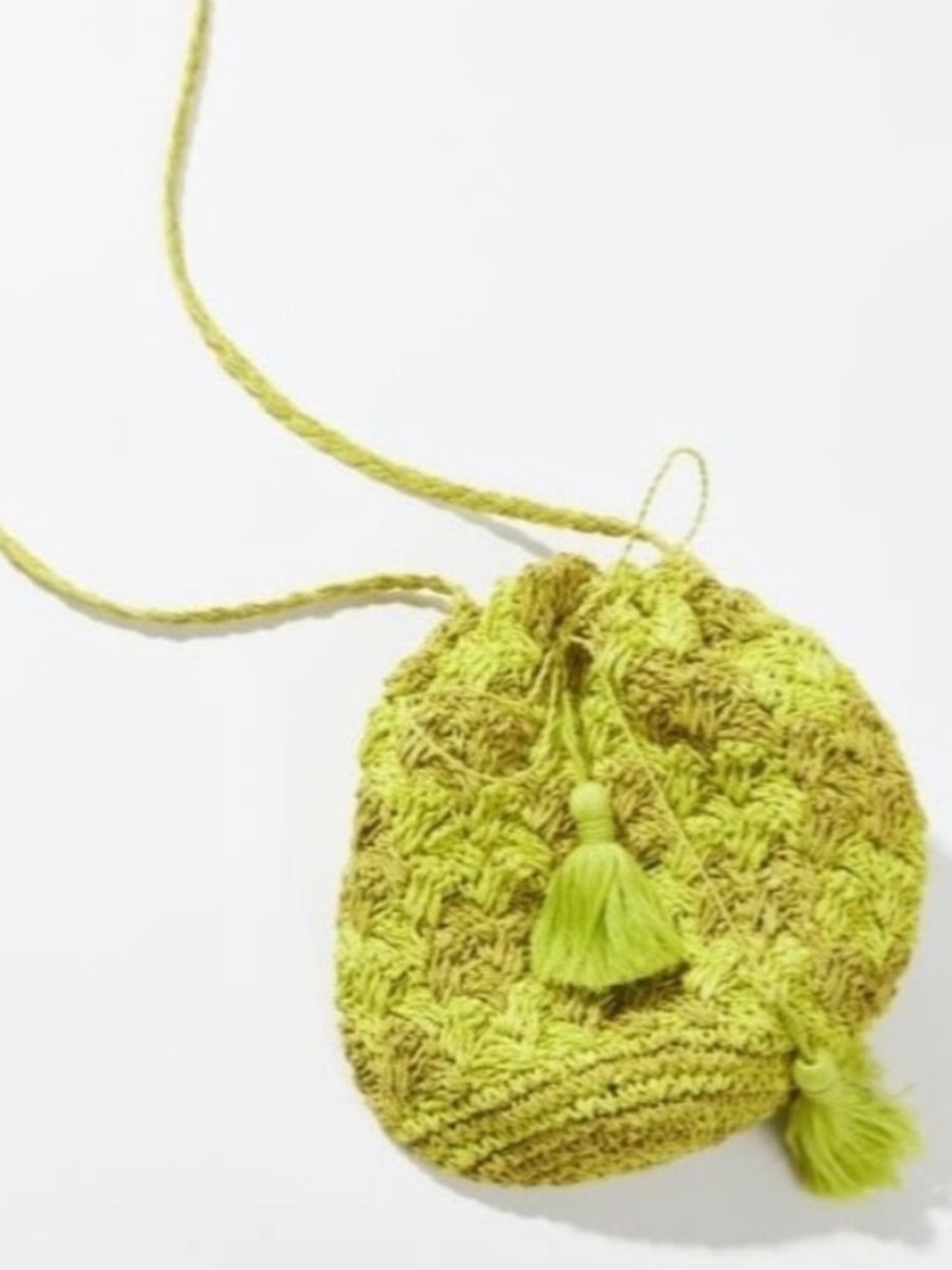 Urban Outfitters | woven bucket crossbody bag